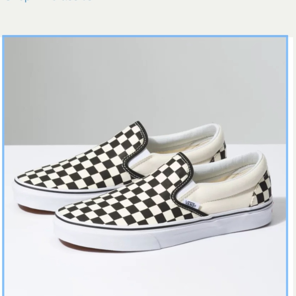 Vans checkerboard